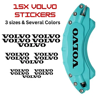 15x Volvo Rings Brake Caliper Decal Stickers / Car Caliper Decals / Car Stickers • $16