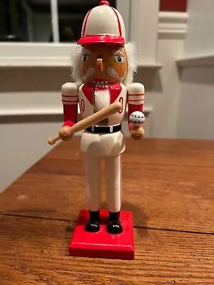 Baseball Player Nutcracker  2008 Red/White 8  Limited Edition 4251/10218 Target • $15.99