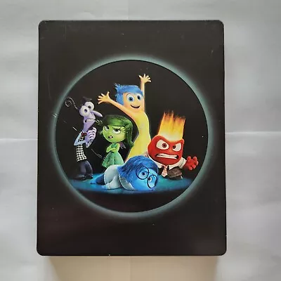 INSIDE OUT (2015) - 2 X BLURAY Steelbook Disney Pixar All Region • $25