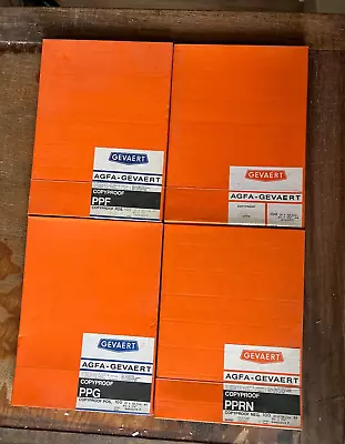 Gevaert Pack Of 400 Vintage Agfa Darkroom Developing Positive Negative A4 Paper • £248