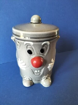 £3 • Buy VINTAGE 321 DUSTY BIN MONEY BOX 5  Piggy Bank CERAMIC ORIGINAL Collectible