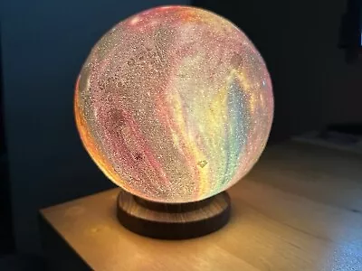 Galaxy Moon Lamp 6” No Box! • $22