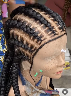 £80 • Buy Braided Wigs For Women,with Full Lace