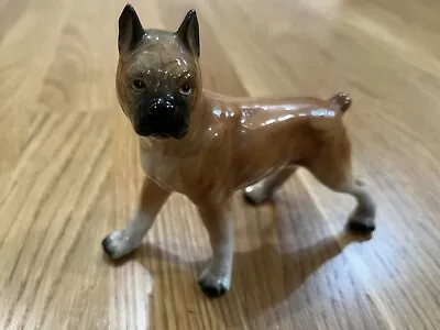 £19.46 • Buy Vintage Ceramic Brown Boxer Dog - 5  Tall Figurine - Standing - Black Muzzle