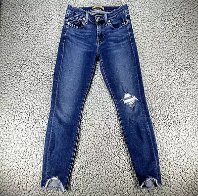 7 For All Mankind Jeans Womens 26 Vintage Luxe The Ankle Skinny Distressed • $15.24