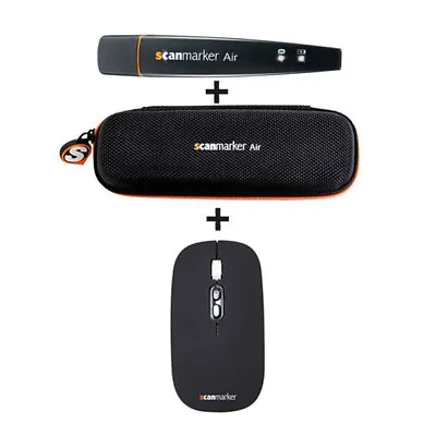 Scanmarker Air Pen Scanner + Original Case + Wireless Mouse Bundle • $169