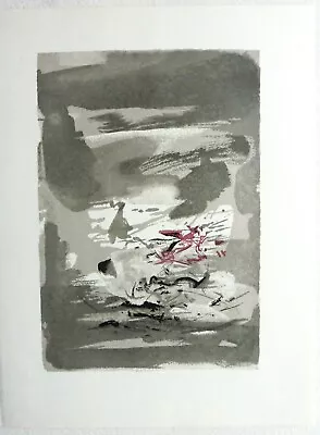 ZAO WOU KI CHINESE PAINTER ENGRAVING COMPAGNONNAGE In PARIS 1965 Z5 • $15.98