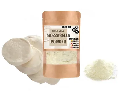 FREEZE DRIED MOZZARELLA CHEESE POWDER KETO POPCORN BAKING DRY SEASONING | 200g • £21.37