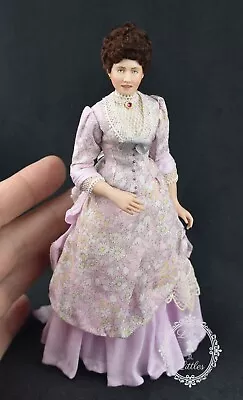 Porcelain Dollhouse Doll Victorian Lady By IGMA Artisan Lilli Bass • $700