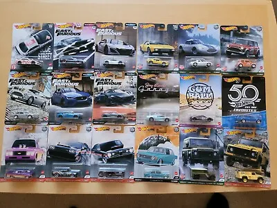 Hot Wheels Car Culture & Pop Culture Nostalgia Lot Of 18. • $99.99