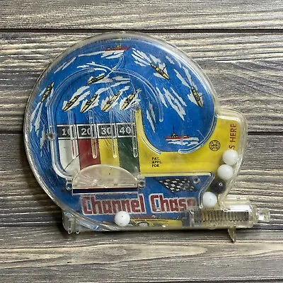 Vintage Handheld Pinball Game 1944 Channel Chase Boat Race • $23.99