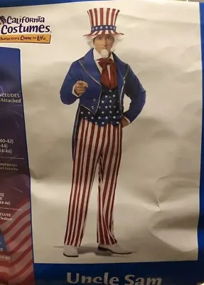 Uncle Sam. California Costumes. Size L • $45