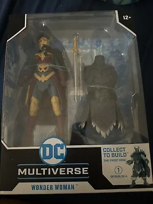 DC Multiverse Endless Winter Wonder Woman BAF Frost King - McFarlane Toys • $19.95