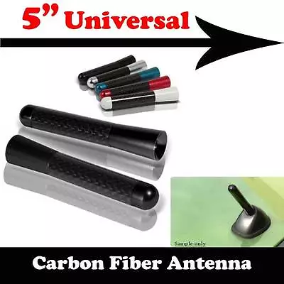 5  Stubby Carbon Fiber Aluminum Short Antenna Black Screws For BENZ SMART • $9.90