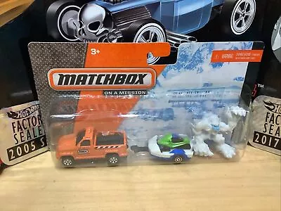 Matchbox Hitch N Haul Snow Attack Abominable Snowman MBX Metal 2008 LR • $10