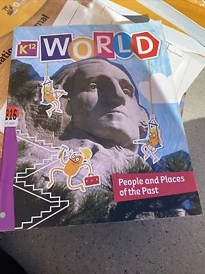 K12 World People And Places Of The Past 02122 Reader Paperback  2012 (BC2) • $3.90
