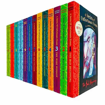 £39.99 • Buy A Series Of Unfortunate Events Books Collection Lemony Snicket 13 Books Set NEW