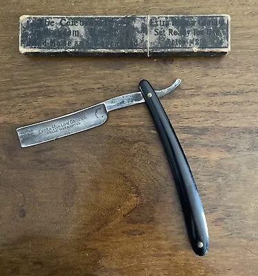 Vintage Wade & Butcher Straight Razor “The Celebrated Extra Hollow Ground Razor” • $73.99