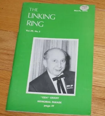 Linking Ring (Mar 1979)-- U.F. GRANT Cover & Parade    --TMGS  • $4.79