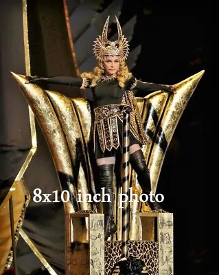 MADONNA SUPERBOWL Half Time Show Onstage Celebrity Photo #3 In Full Costume(187) • $14.99