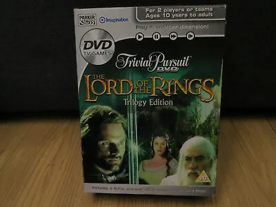 £11.99 • Buy Lord Of The Rings Trivial Pursuit DVD Trilogy Edition