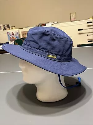 VTG Woolrich Blue Boonie Fishing Bucket Hat  Small/Medium Made In USA • $19.99