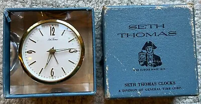 Vintage Seth Thomas Alarm Clock 962 Facet Lucite • $30