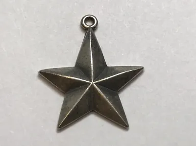 Vintage Sterling Silver Bethlehem Star Of David Bracelet Charm • $35