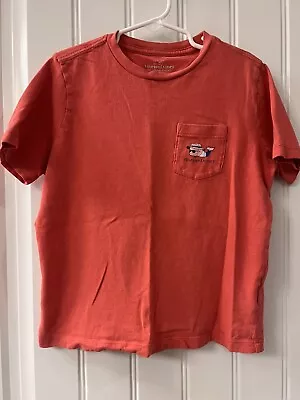 Youth Boys Size 7 Vineyard Vines T-Shirt Salmon Red • $14.99