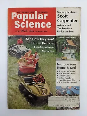 Popular Science September 1969 Vintage Magazine Honda ATV Off Road Cars Driving • $9.50