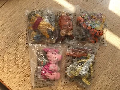 £12 • Buy Mcdonalds Happy Meal Toys Winnie The Pooh X 5 Sealed