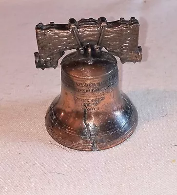 Vintage PENNCRAFT REPLICA BELL…Miniature 1776 Bronze Liberty Bell • $0.99