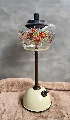 Shade Lamp Tilley Handmade Flower Pattern Borosilicate Glass • $140.72