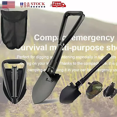 Folding Sapper Shovel Multifunction Camping Outdoor Survival Portable Tool MINI • $15.88