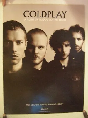 Coldplay Poster A Rush Of Blood To The Head Band Shot • $169.47