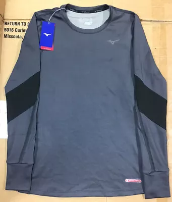 Mizuno Women’s Long Sleeve Shirt Breath Thermo Black B23 • $85