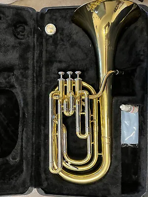 Jupiter JBR730 3/4 Size Lacquered Brass Body Student Baritone Horn W/ Case • $1500