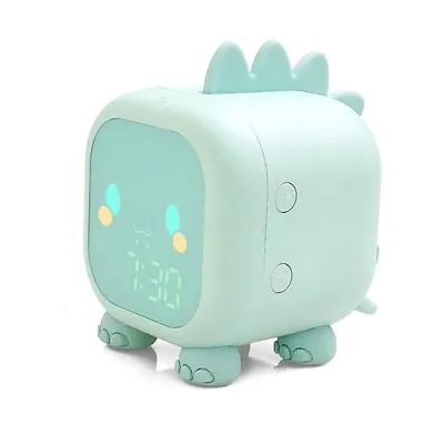 $29.12 • Buy Cute Dinosaur Digital Alarm Clock Children's Sleep Trainier Desktop Night Light
