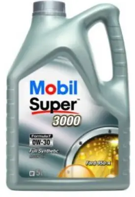  Mobil Super 3000 Formula F  0W-30 5 Litre ACEA A5/B5 C2 FORD WSS-M2C950 -A 5ltr • £43