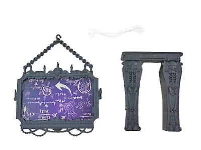 Monster High Doll Deadluxe Castle School Black Chalkboard Frame Arm Replacement  • $14.95