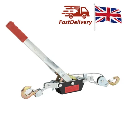 £19.98 • Buy 2 Ton Heavy Duty Cable Puller Hand Winch Fencing Turfer For Car Boat Trailer Uk