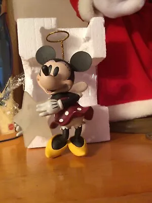 NIB Vintage  Rare Disney Christmas Collection Minnie Mouse Angel Tree Topper Box • $95