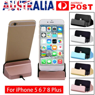 $10.64 • Buy Fast Charging Station Dock Stand Desktop Charger Holder For IPhone 7/8 XS 11 12