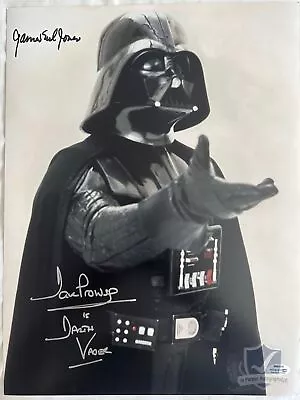 James Earl Jones Dave Prowse Signed 16x12 Photo STAR WARS ACOA Certified SB82335 • £596.25