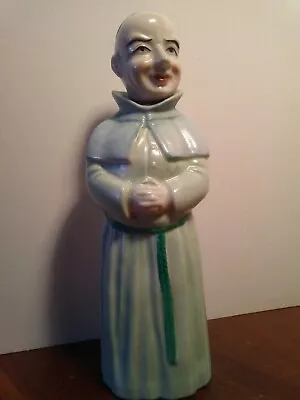 Vtg Monk Liquor Bottle Decanter Ceramic Japan Figurine Figural • $34.99