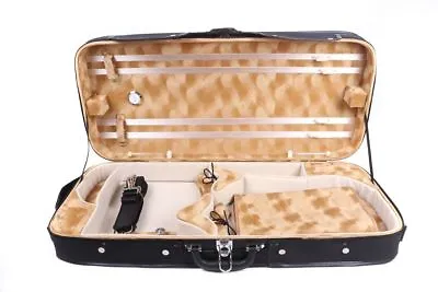 Double Violin Case Viola Case Wooden Struct Adjustable Size Violin Box Strong • $199
