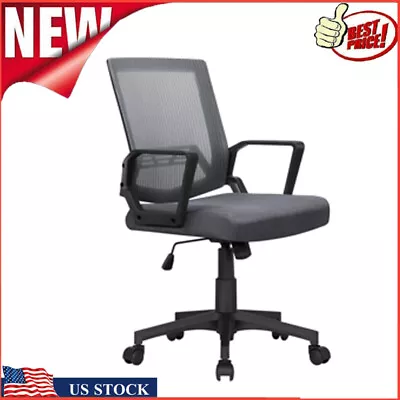 Computer Chair Adjustable Seat Height Mid-Back Mesh Adjustable Ergonomic Fashion • $39.99