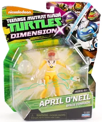 Teenage Mutant Ninja Turtles Dimension X  April O'neill  Figure Megan Fox Auto • $99.99