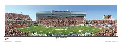 2002 Virgina Tech Hokies Blacksburg Unframed Panoramic Poster Print 5008 • $49.95