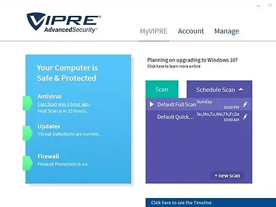 VIPRE Antivirus Advanced Internet Security For Home  1 PC 1 Yr • $15.49